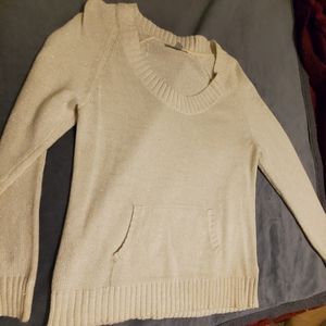 Old Navy sparkly white pullover